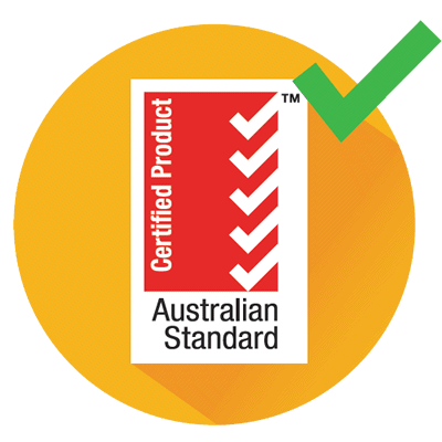 Image of Australian Standard AS 3786 marking.