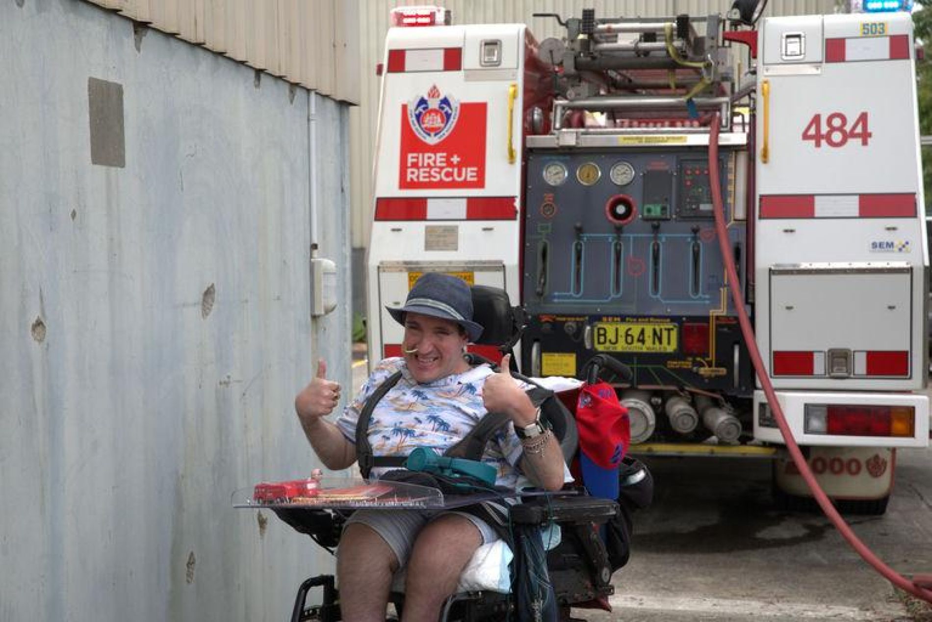 Fire Engineering Disability Vision Alert Firefighters provide vital fire safety advice for ...