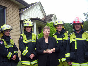 Miss Johnson with 21C crew