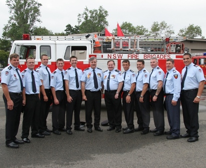 Firefighters received commendations for their actions during the civil disturbance in Redfern in 2004.