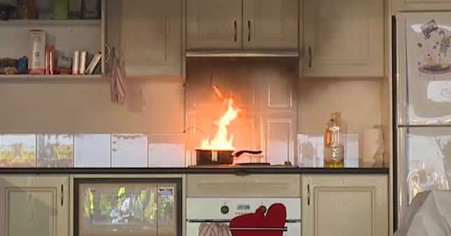 cooking fire safety fire